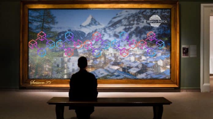 Swisscom TV launches a blockchain-based art gallery Swisscom TV Blockchain