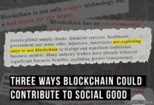 Three ways Blockchain could contribute to social good Blockchain Social Good