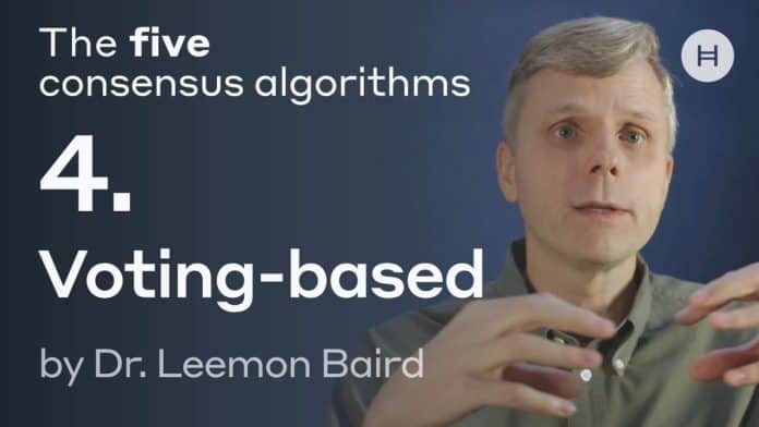 The five consensus algorithms #4/5: Voting-based by Dr. Leemon Baird