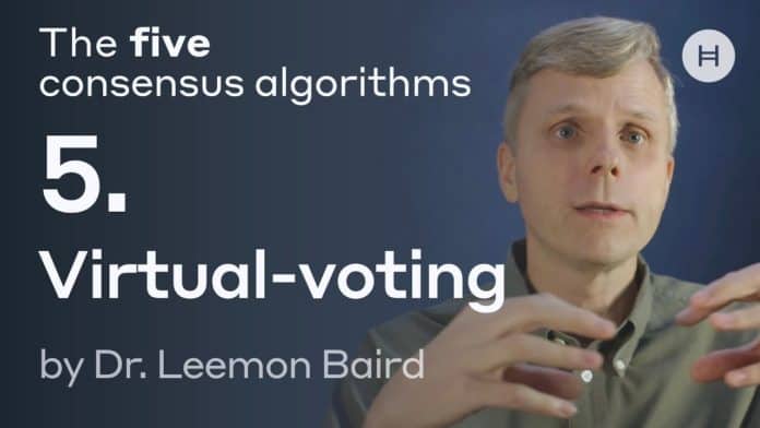 The five consensus algorithms #5/5: Virtual-voting by Dr. Leemon Baird